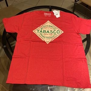 Large Tabasco Tee Shirt. Athletic Fit.